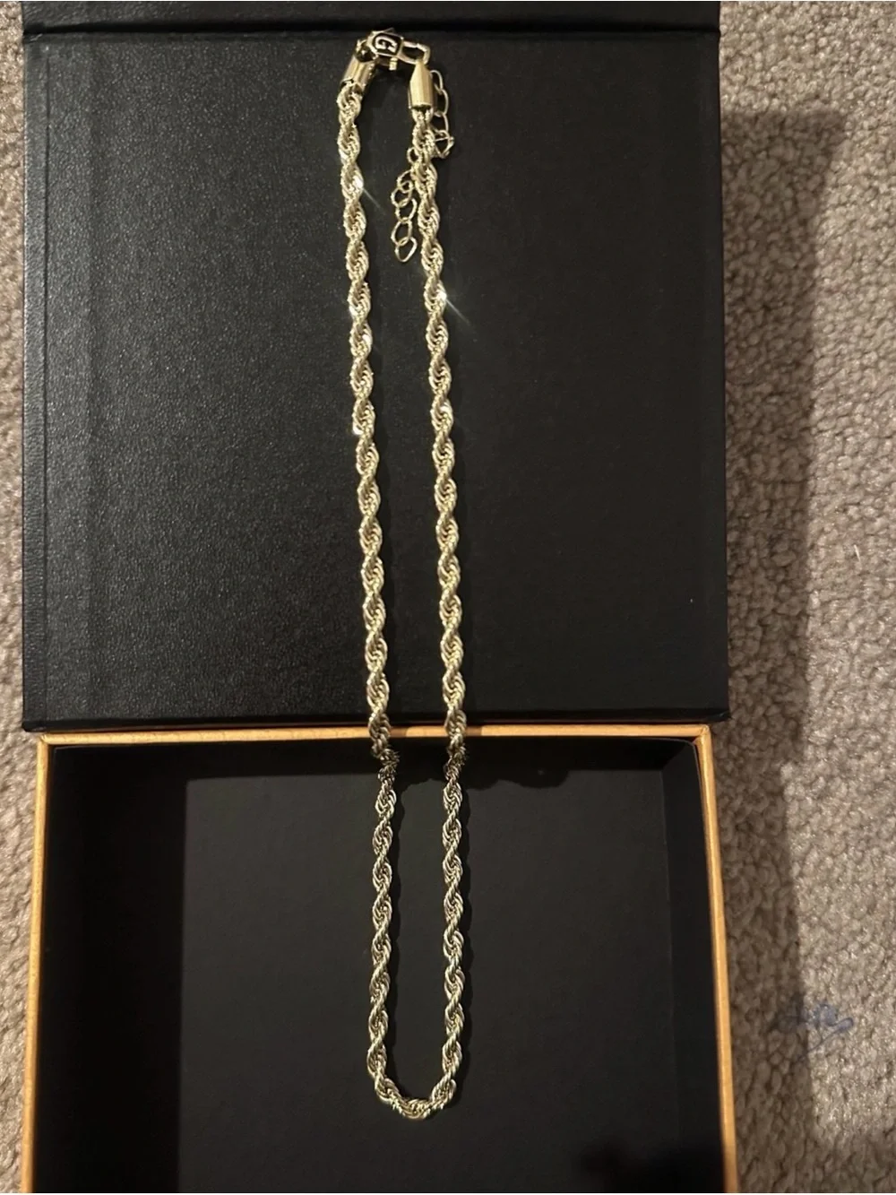 Gold Rope Chain Necklace (4mm, 18–20”) – GLD